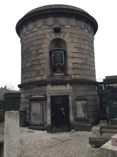 David Hume's grave monument, Calton Hill, Edinburgh, Scotland, 2014 Amy Cools
