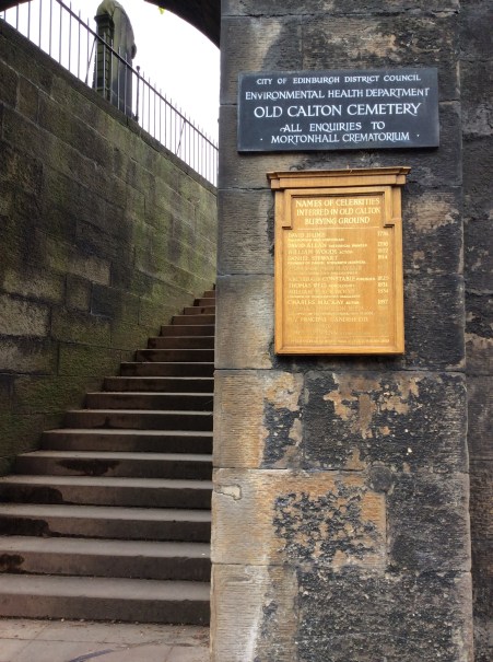 Old Calton Cemetery, Calton Hill, Edinburgh, 2014 Amy Cools.JPG