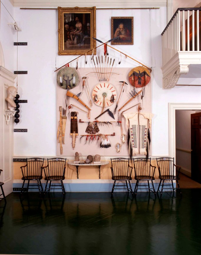 Monticello Entrace Hall South Wall 2, © Thomas Jefferson Foundation at Monticello