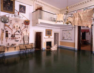 Monticello Entrance Hall © Thomas Jefferson Foundation at Monticello 2, photo by Robert Lautman
