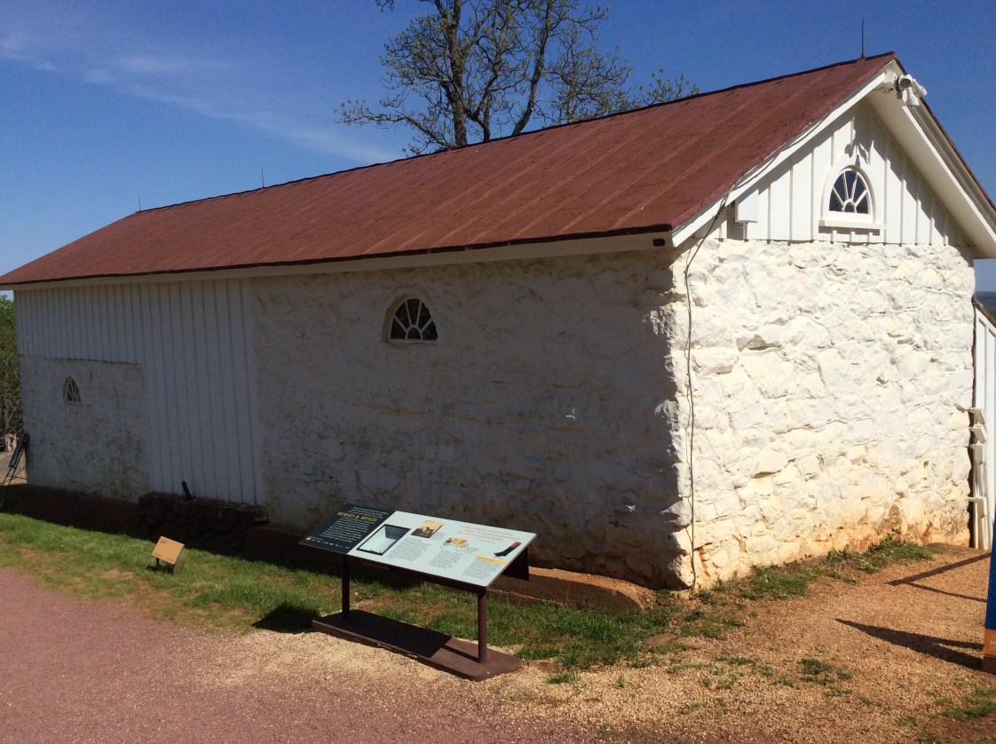 Remaining section of stables on Monicello's Mulberry Row, 2015 Amy Cools.JPG