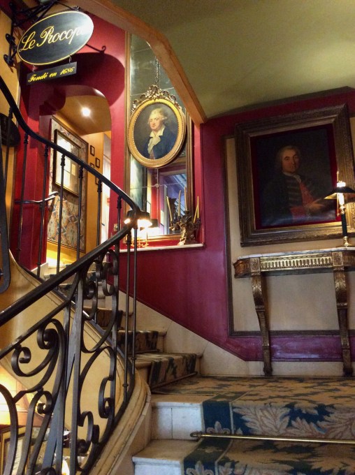 Central stairway in Cafe Procope