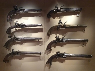 Guns at the National Museum of Scotland, Edinburgh, Photo by Amy Cools May 2014
