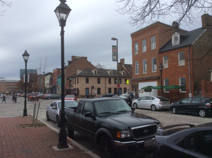 A view of Thames St, Fell's Point, Baltimore MD, photo 2016 Amy Cools