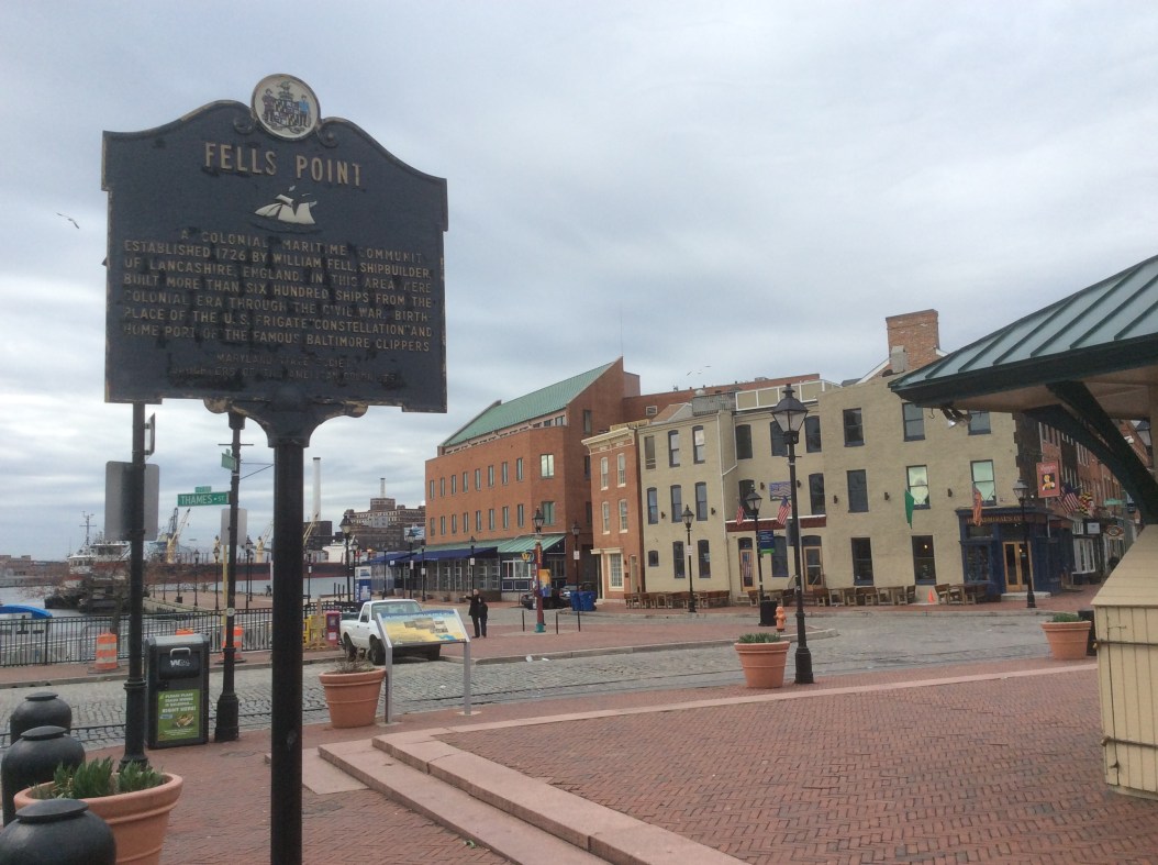 Fell's Point, Baltimore MD, photo March 2016 by Amy Cools
