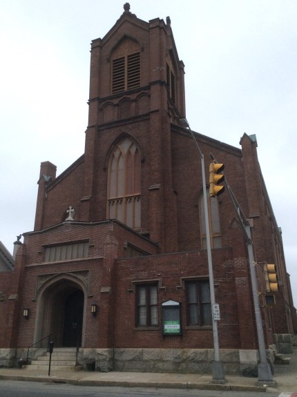 Former Methodist Church at Elm and County Streets, New Bedford MA