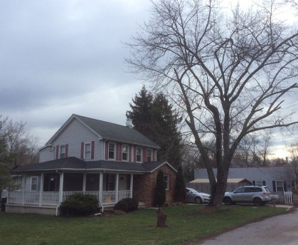 Home where Amy 's host family lives in Garrison, MD, in a post-Civil War freedman's settlement, photo March 2016 by Amy Cools
