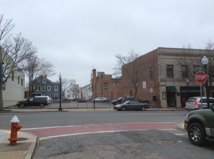 Site of Joseph Ricketson's house on the north side of Union at 7th St, New Bedford MA