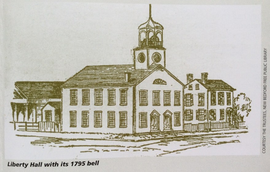 Liberty Hall illustration from NPS Underground Railroad - New Bedford Brochure