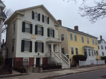 Nathan and Polly Johnson House (and adjoining) at 21 Seventh St, New Bedford MA, 2016 Amy Cools