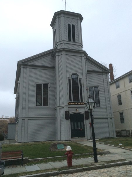 Seaman's Bethel in New Bedford Massachusetts, featured in Melville's Moby-Dick