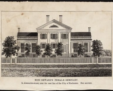 Seward Seminary, Alexander St Rochester NY, image credit Rochester Library Historical Images