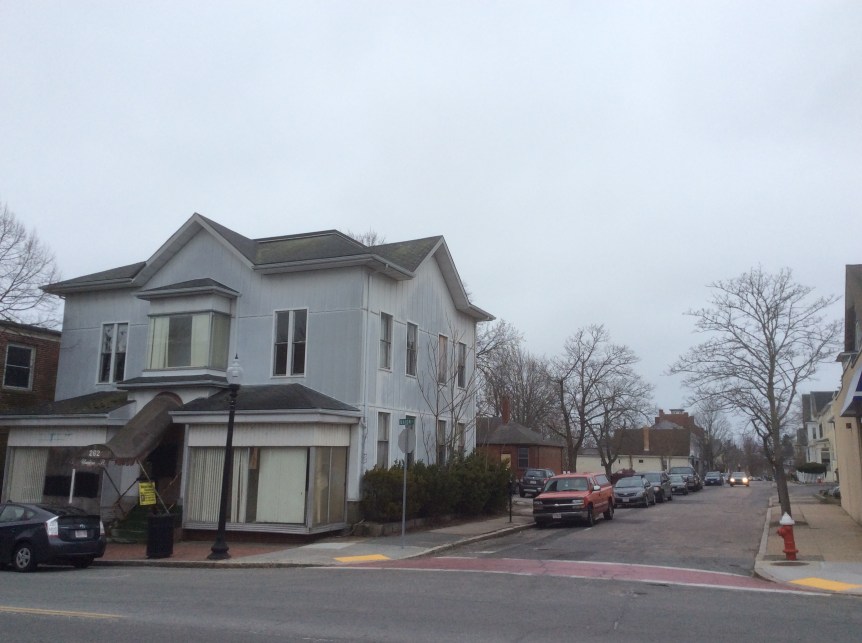 The Peabody house site at Union and 7th, New Bedford MA, 2016 by Amy Cools