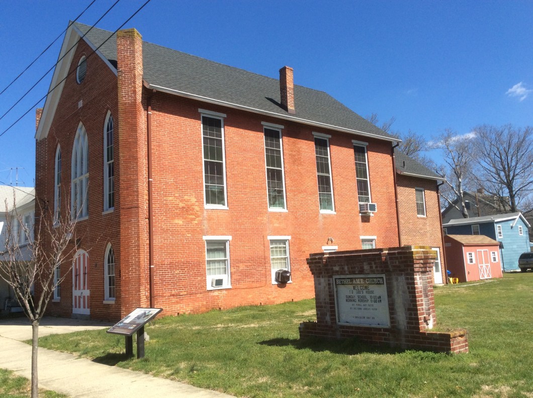 Bethel African Methodist Episcopal Church in Easton, MD at South & Hanson Sts