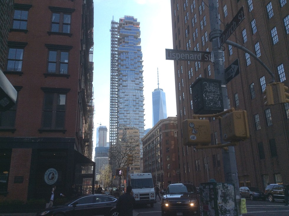 Church and Lispenard Streets, Tribeca, NYC, photo 2016 by Amy Cools