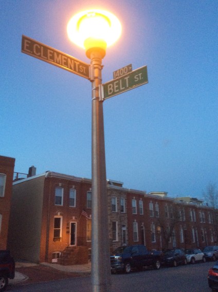 Cross streets near Baltimore's Freedman's Bank site