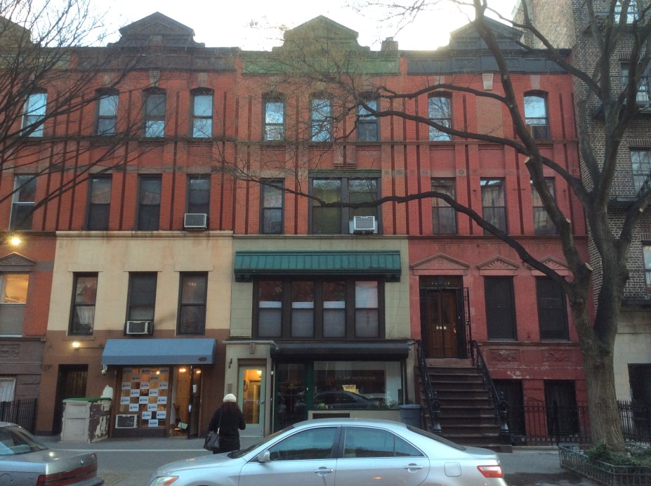 The former offices of Ida Wells' New York Age newspaper at 230 W. 135th St (center) Harlem, New York City