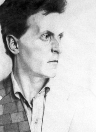 Drawing of Ludwig Wittgenstein by Christiaan Tonnism, Pencil on board 1985, Creative Commons via Wikimedia Commons