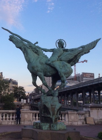 Joan of Arc statue in Paris, France, photo 2015 by Amy Cools