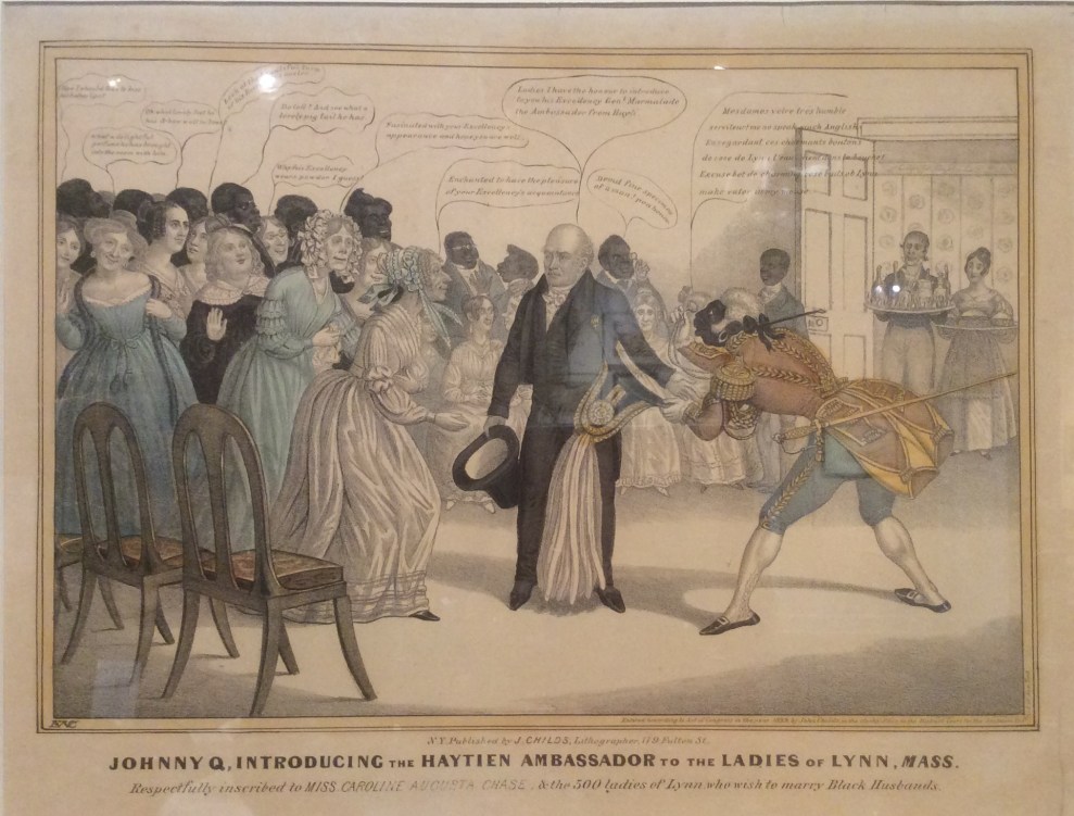 Johnny Q and Haitian Abassador Poster, Lynn Museum, 2016 Amy Cools