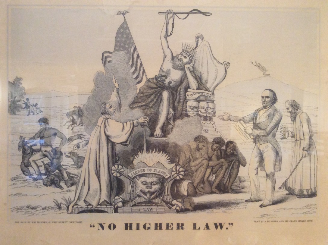 No Higher Law Abolitionist Poster, Lynn Museum, 2016 Amy Cools