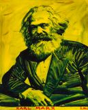 Marx by Sam Kaprielov, 76x61cm, oil on canvas, 2015, image used by permission of the artist