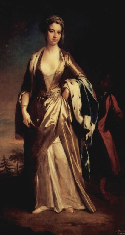 Mary Wortley Montagu by Jonathan Richardson the Younger (cropped), public domain via Wikimedia Commons
