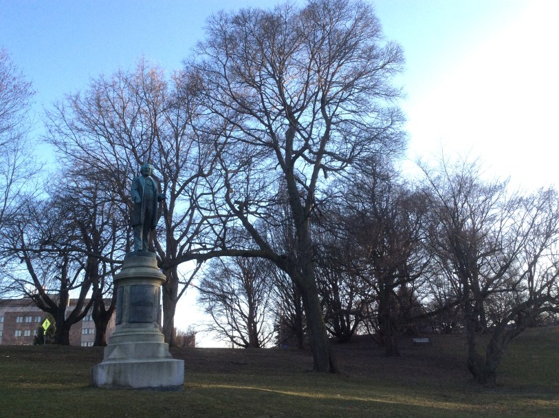 Frederick Douglass Monument Statue in Highland Park, Rochester NY