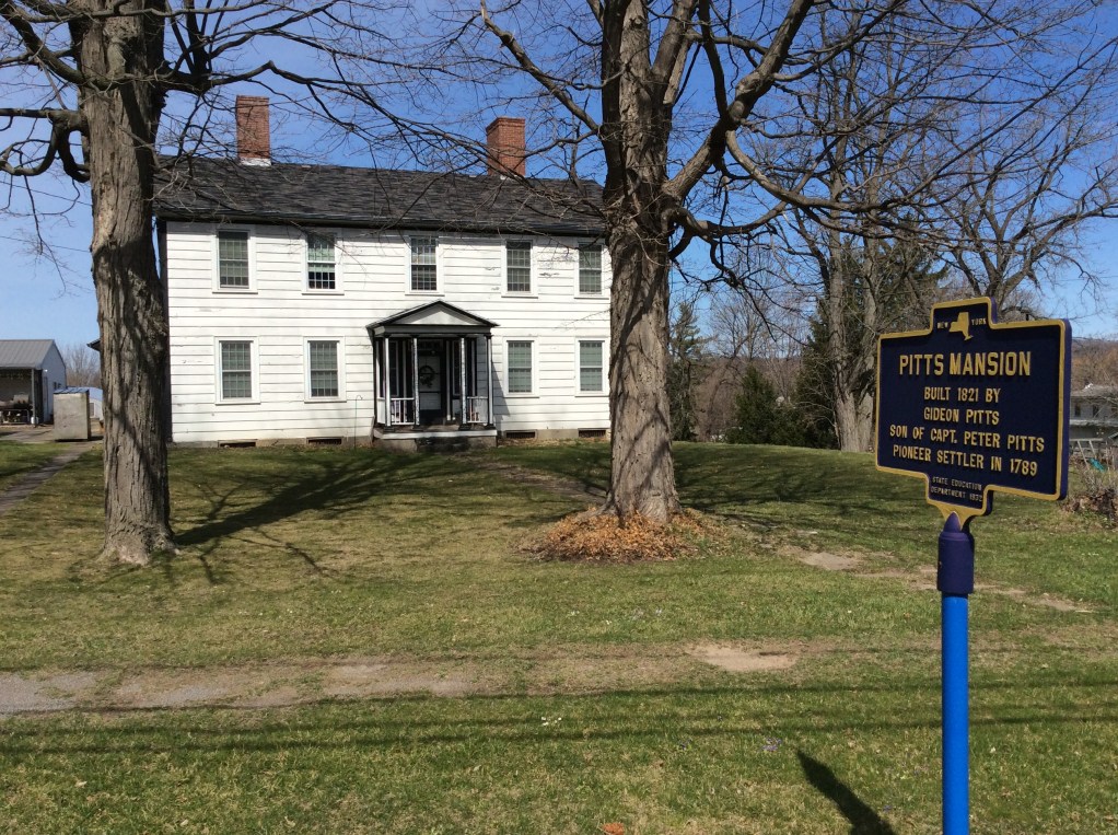 Gideon Pitts House, Honeoye, NY, home of the father of Helen Pitts Douglass