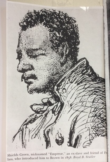 Poster of Shields Green in David Anderson's Nazareth College office, photo 2016 Amy Cools