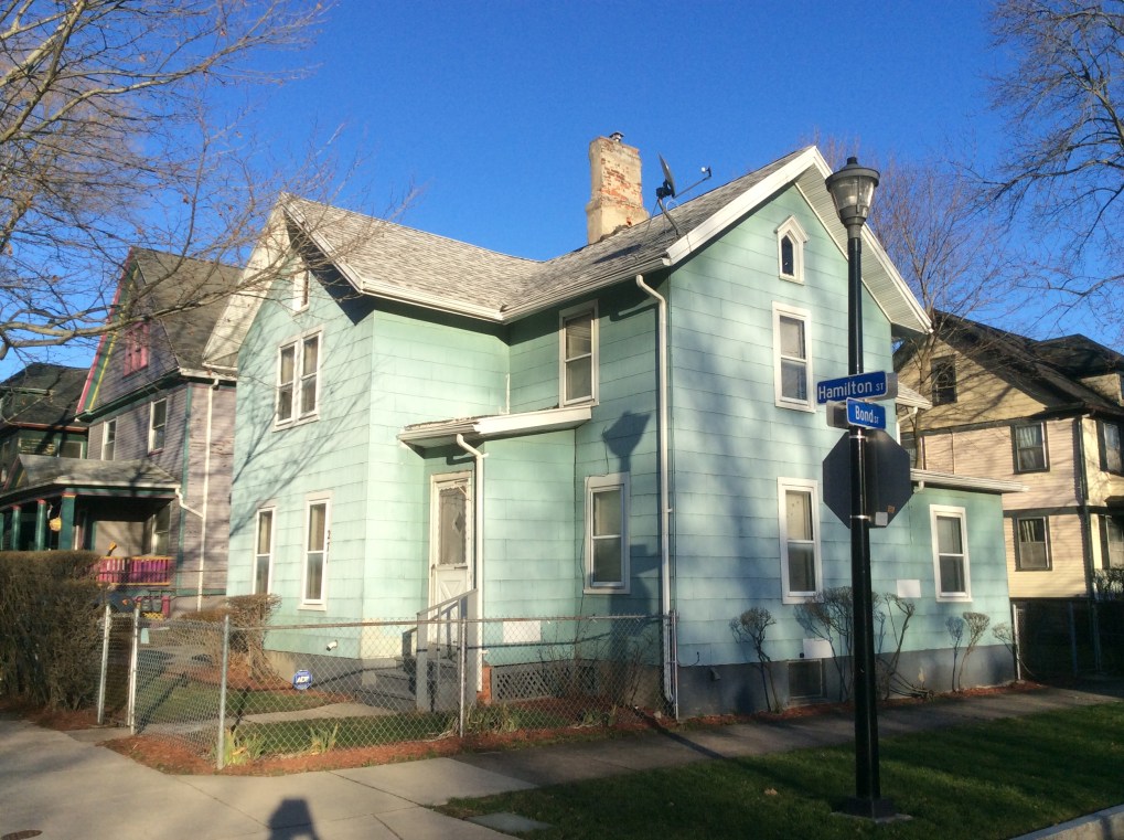 Rosetta Douglass home at 271 Hamilton Street at Bond