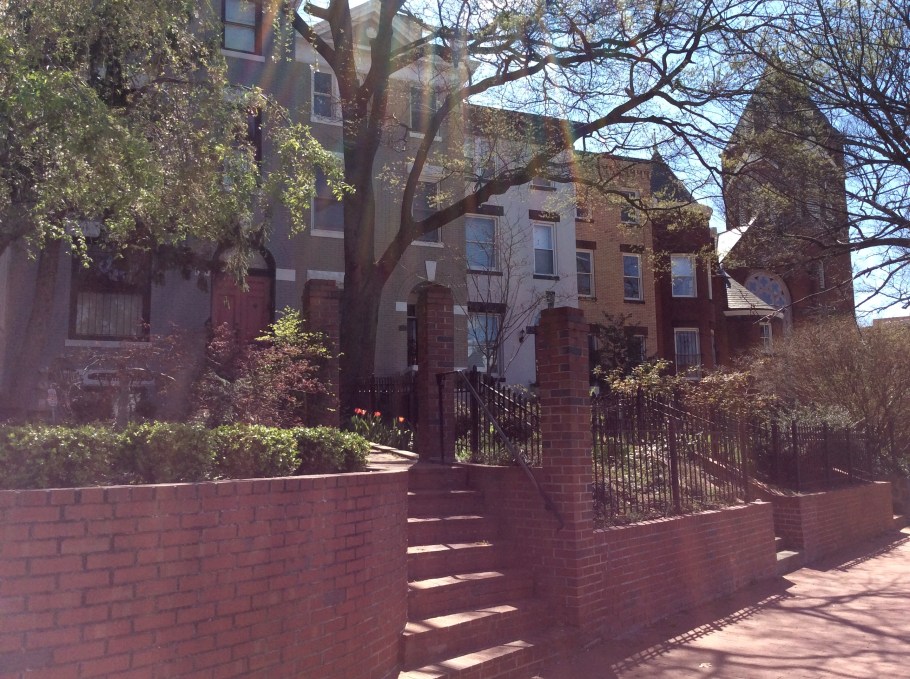 Houses off Maryland and E St NE where they converge, south side, Washington DC, 2016 Amy Cools