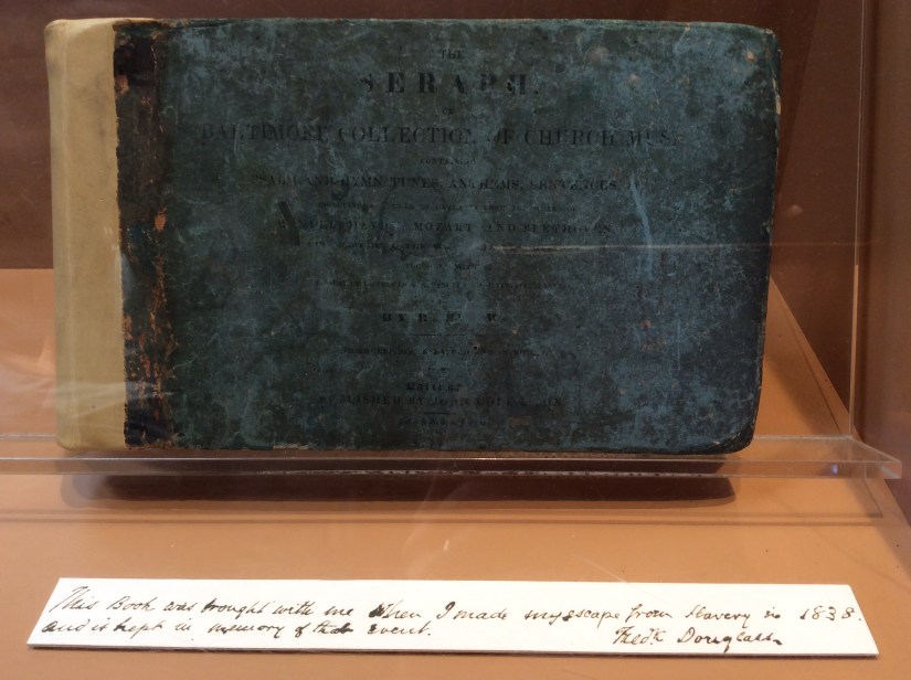 The hymnal Frederick Douglass had with him when he escaped from slavery in 1838