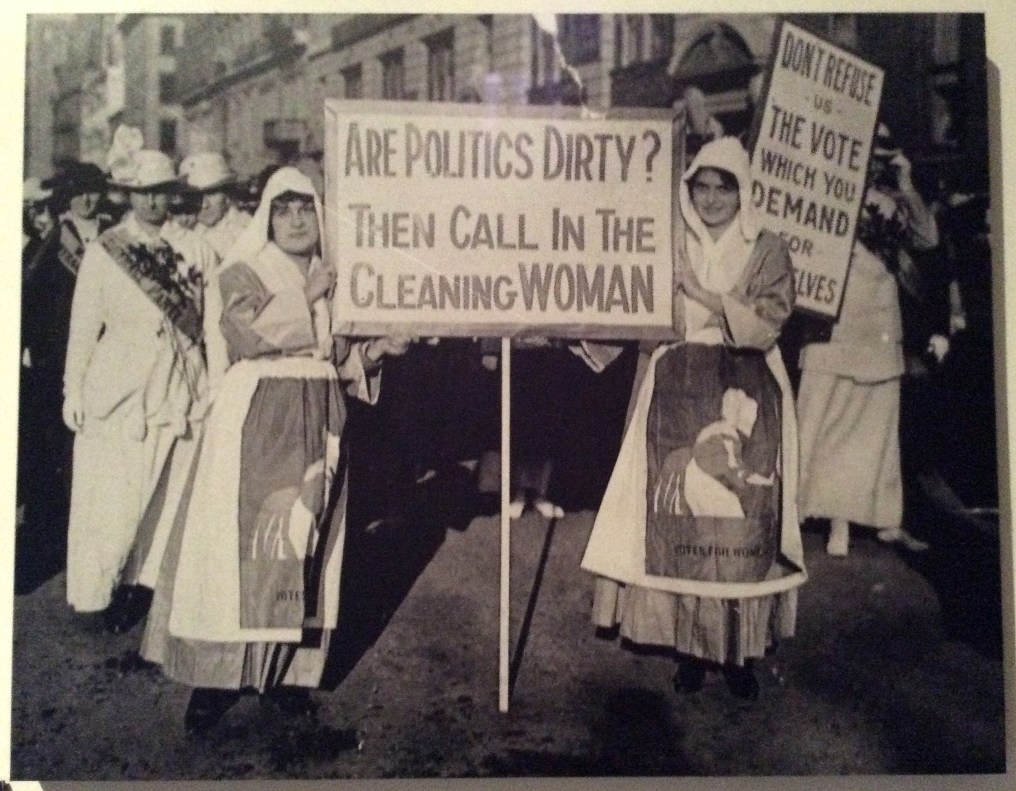 Cleaning Women Against Dirty Politics photo at Museum of the City of New York, 2014 Amy Cools