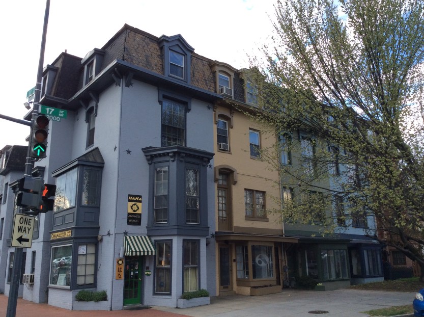 Frederick Douglass' row houses at 2000–2008 17th Street, Washington 