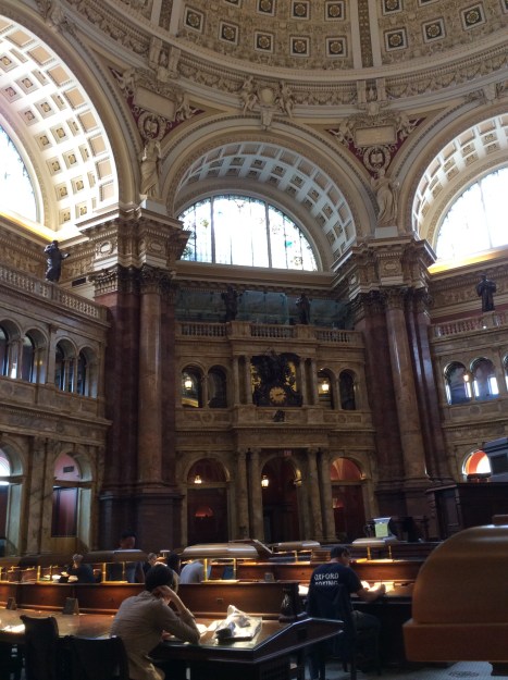Reading Room in the Jefferson Building of the Library of Congress