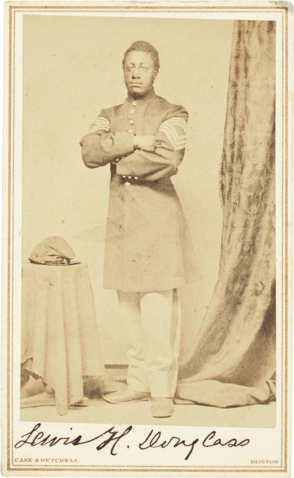 Sergeant Major Lewis Douglass, public domain courtesy of the National Gallery of Art website