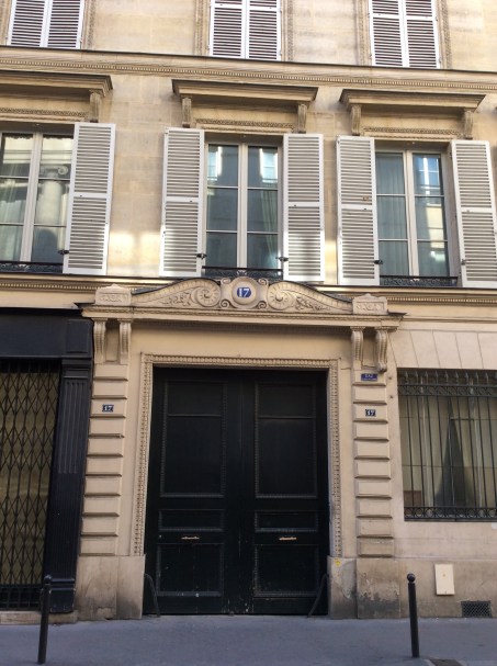 Former site of the Hotel d'Orleans at 17 rue Bonaparte, Paris