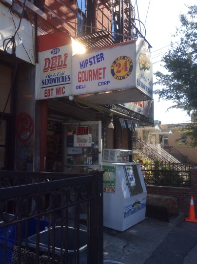 Hipster Gourmet Deli in Brownsville, Brooklyn, Amy Cools 2016.