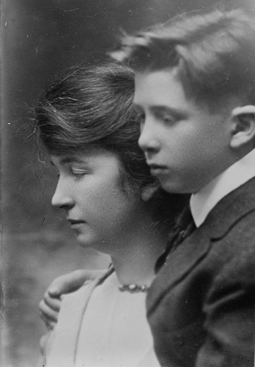 Margaret Higgins Sanger (1879-1966) birth control activist, sex educator, and nurse, with her eldest son Stuart, public domain via LOC