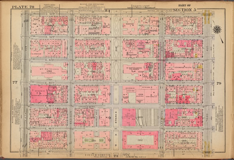 1921-gw-bromley-atlas-of-nyc-plate-78-showing-location-of-ambassador-hotel