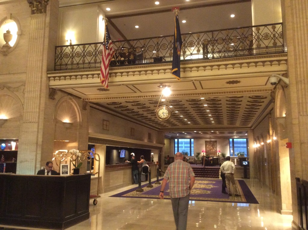 Roosevelt Hotel Lobby view