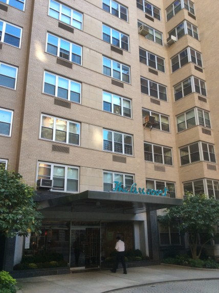 The main entrance of The Brevoort