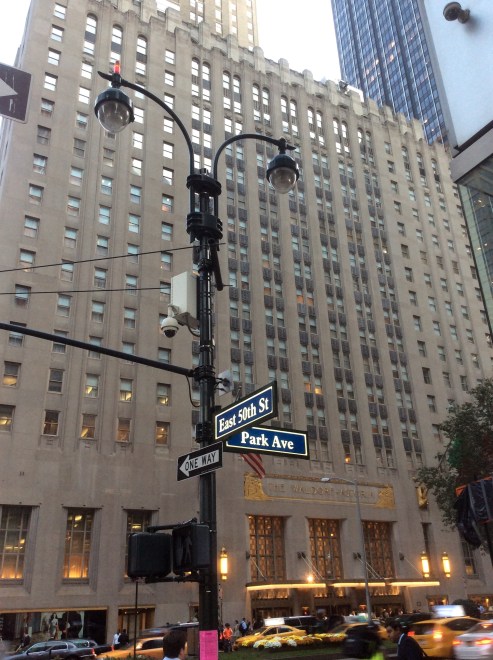 The Waldorf-Astoria on Park Ave at E. 50th St, Manhattan, NYC