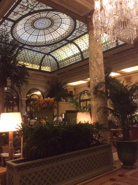 An interior view of the beautiful Plaza Hotel, Manhattan, NYC, 2016 Amy Cools