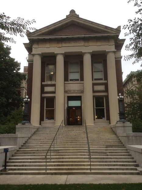 Earl Hall at Columbia University, New York City, photo 2016 by Amy Cools