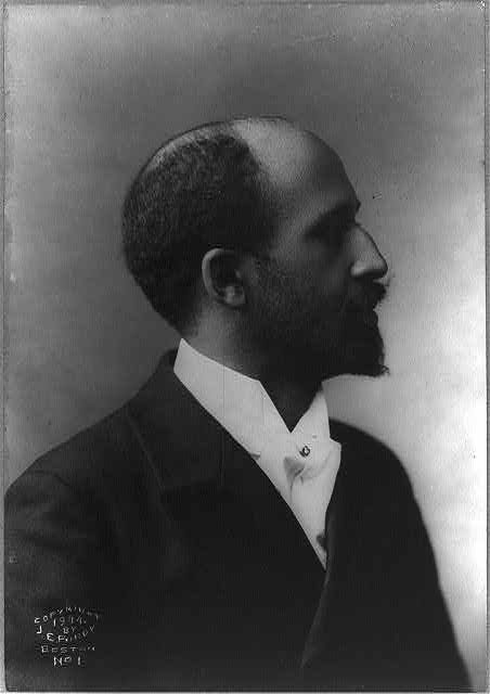 W.E.B. Dubois, Photograph taken by J.E. Purdy in 1904, public domain via Library of Congress