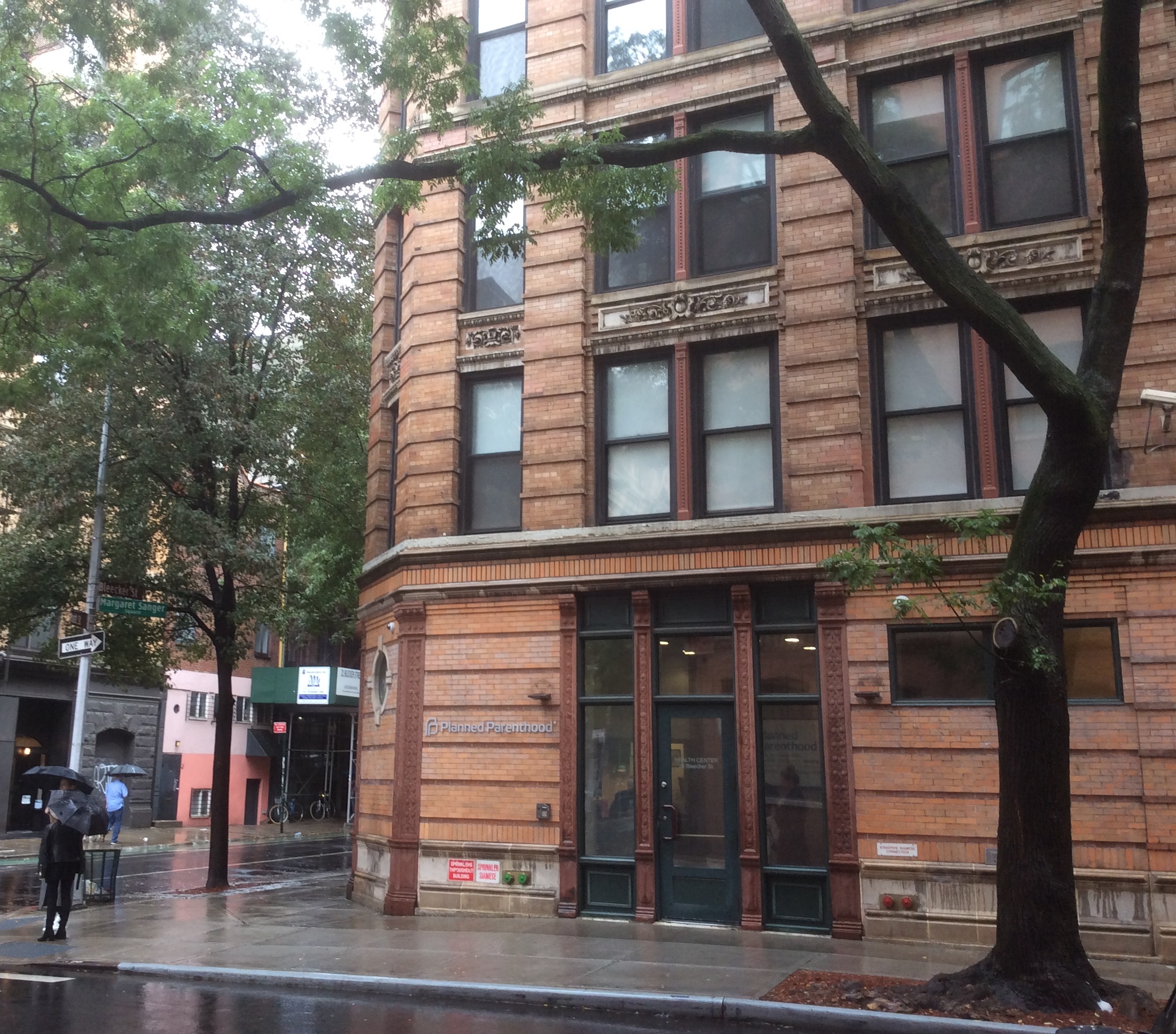 Planned Parenthood Clinic at Margaret Sanger Square, Mott and Bleeker Streets, NYC
