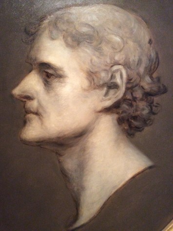 Thomas Jefferson by Charles Bird King, 1836, after Gilbert Stuart, at the Smithsonian Portrait Gallery, 2016 Amy Cools