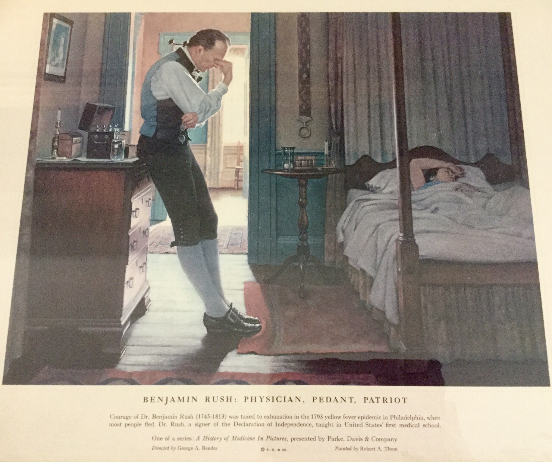 Image of Benjamin Rush, Anatomical Museum collection, Old Medical School, University of Edinburgh, 2018 Amy Cools